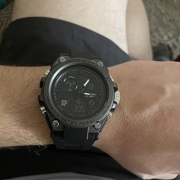 KXAITO Men's Sports Outdoor Waterproof Military Date Multi Function LED Watch - Picture 9 of 11